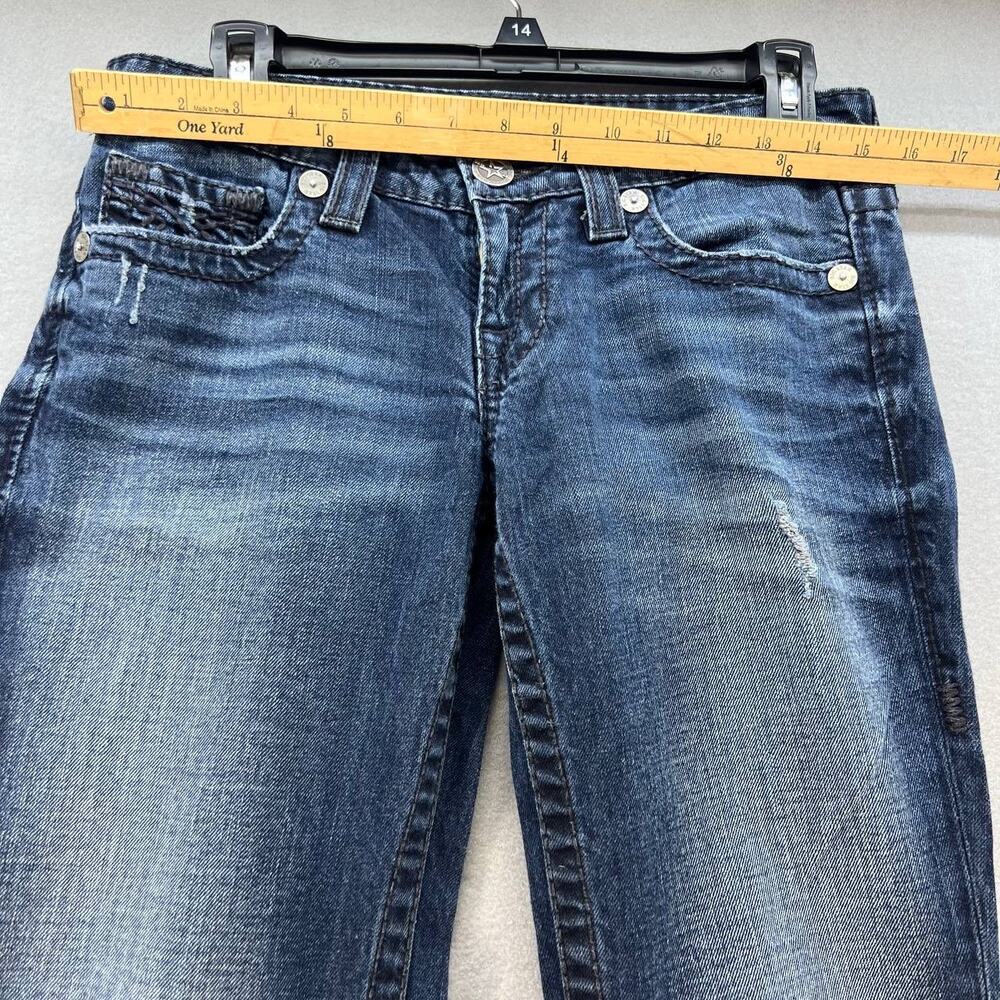 Big Star Women's Jeans 27 R (4) Dark Blue Liv Bootcut Jeans Western Normcore - Picture 13 of 16